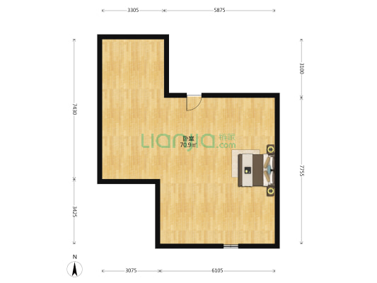 万福楼 1室0厅0卫 89平方