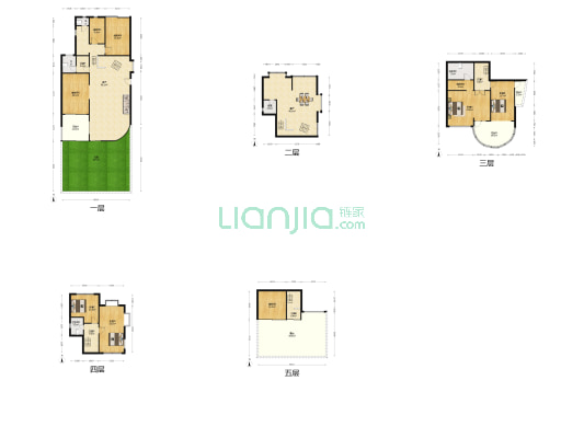 碧海山庄 4室2厅4卫 288平方