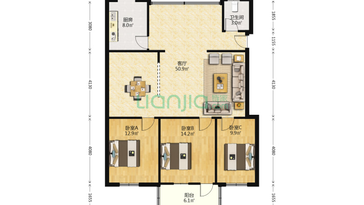 五三西巷14号楼二手房实景图