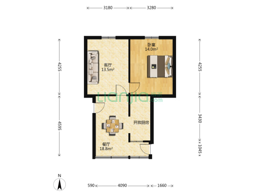 人民路223号 1室2厅0卫 37平方