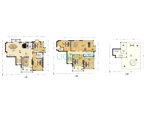 中大青山湖花园 6室2厅3卫 205平方