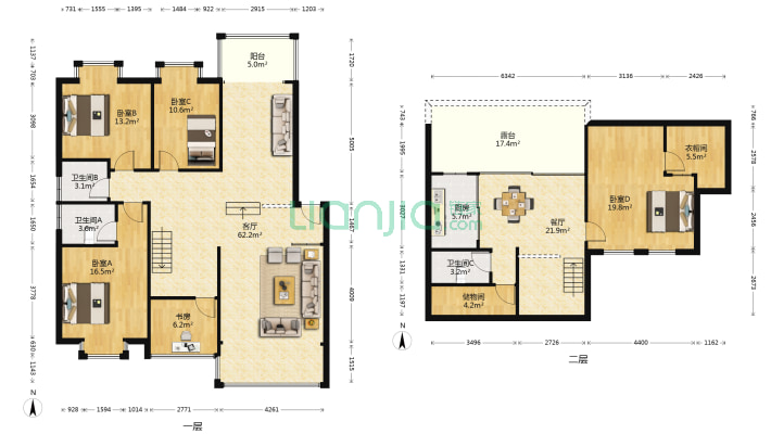公园绿涛湾东园二手房实景图