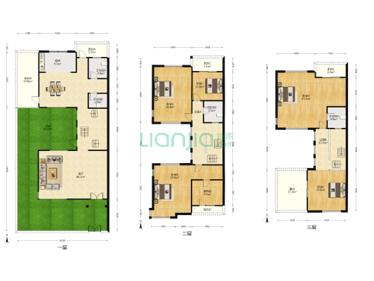 熙园 5室1厅4卫 443平方