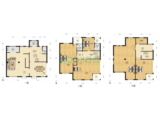 海堂 5室2厅3卫 287平方