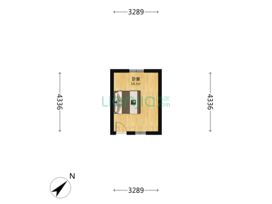 老华利里 1室0厅0卫 14平方
