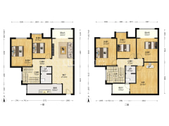 中楼层看江大6房 全新住家精装跃层-重庆翡翠天麓户型图