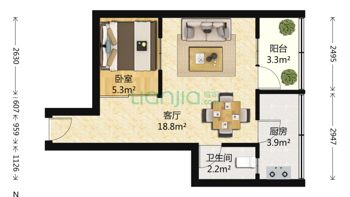 市阀门二厂宿舍二手房实景图