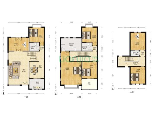 知雅汇(别墅) 7室2厅4卫 245平方