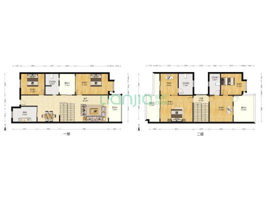 学城科苑 6室1厅3卫 192平方