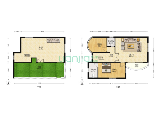 乐从腾冲 2室2厅2卫 253平方