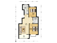 一梯两户南北通透，精装修拎包入住，满二-涿州天地新城户型图