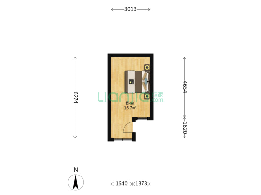尚勤路536号 1室0厅0卫 19平方