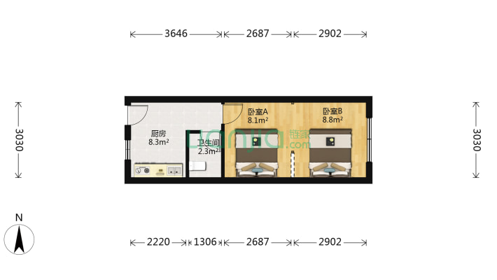 东三里桥路79弄二手房实景图