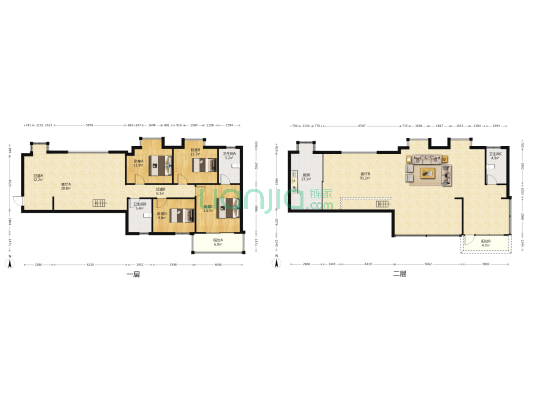 康鑫大厦 4室2厅3卫 222平方