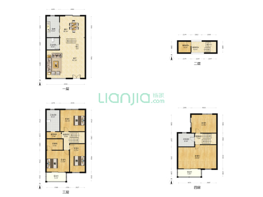 西郊佳景苑 5室2厅3卫 225平方