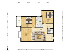 公园壹号满五不唯一，朝西的，下午采光好，简装-涿州公园壹号户型图