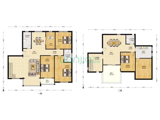 景悦家苑 5室2厅3卫 174平方