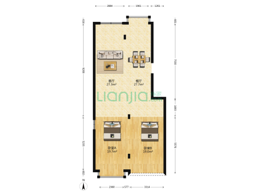 西岩路10号 2室2厅0卫 110平方