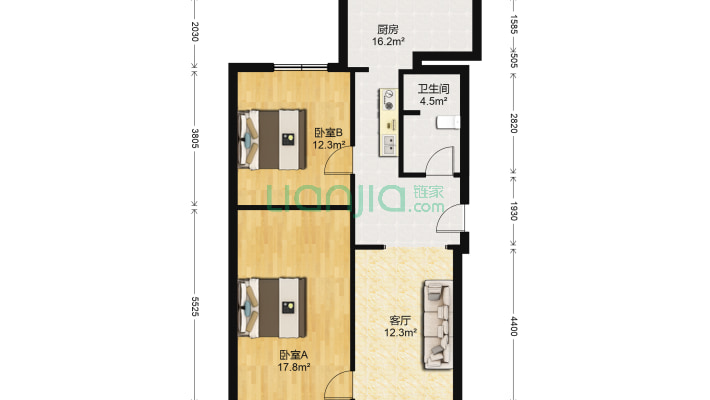 电务段家属楼二手房实景图