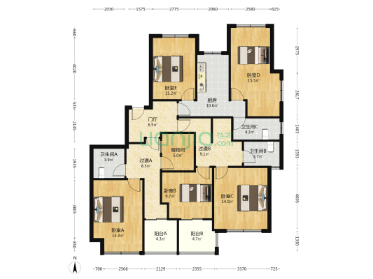 行澜雅苑 5室0厅3卫 163平方