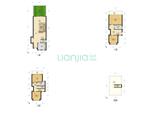 海逸豪庭尚都1区 4室1厅3卫 155平方