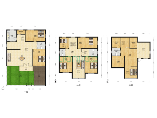 谢桥北苑小区 7室2厅4卫 291平方
