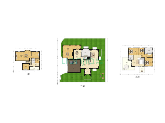 富成花园 5室3厅4卫 399平方