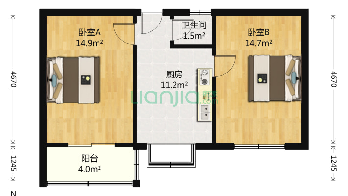 卫生路11号二手房实景图