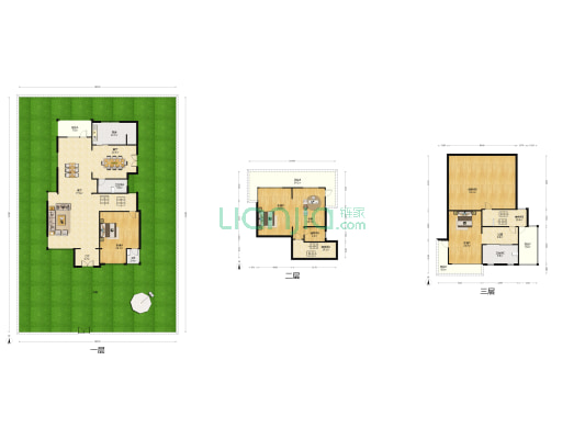 静湖别墅 4室2厅3卫 267平方