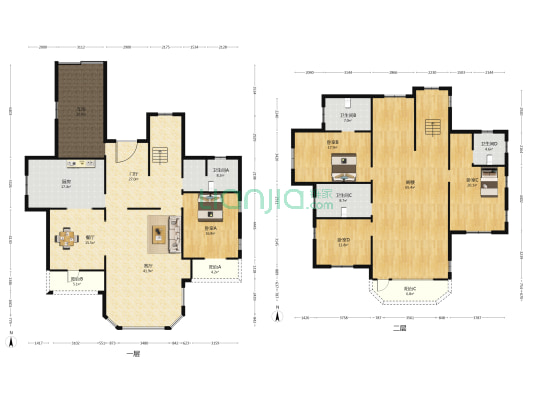 浙商会所别墅群 4室2厅4卫 456平方