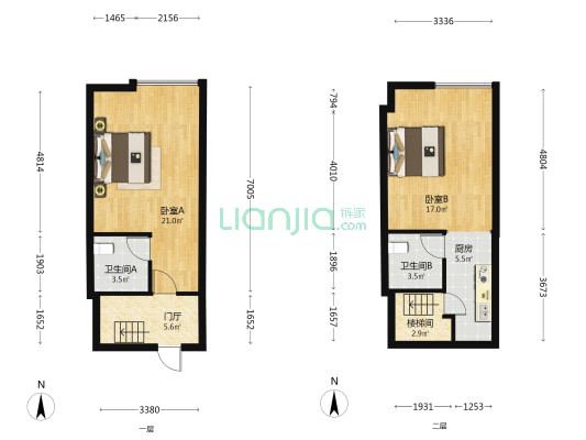 东湖云杉郡 2室0厅2卫 50平方