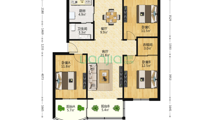 莲安南路二手房实景图