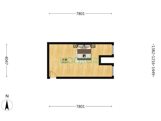 未来方舟D1组团 1室0厅0卫 73平方