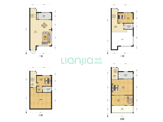绿洲山语 4室1厅3卫 182平方