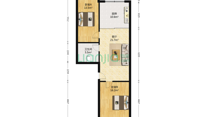 百姓花园二手房实景图