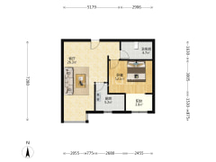 老城区.四中，南关户口，低总价，毛坯房-涿州汇元新天地户型图