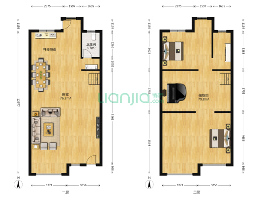 红堡山海园 1室0厅1卫 244平方