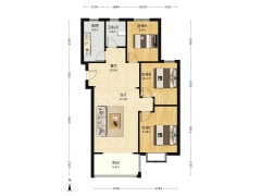 物探局 小区    集中供暖  宝石花物业-涿州平安D区户型图