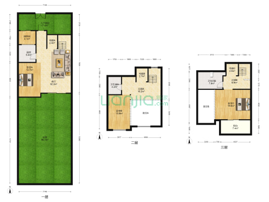 融创金成江南府 3室1厅2卫 149平方