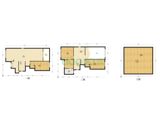 3号别墅 3室1厅1卫 498平方