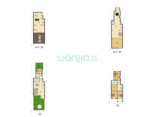 中航云玺大宅 4室3厅3卫 184平方