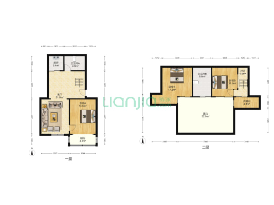 相王路36号 3室1厅2卫 69平方