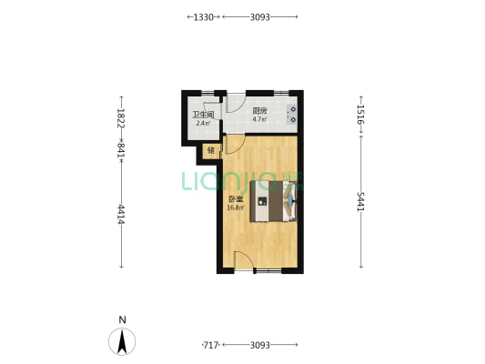 安化路181号 1室0厅1卫 35平方