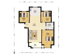 集中供暖 人车分流 北京保利物业管家式服务-涿州天伦湾一期户型图