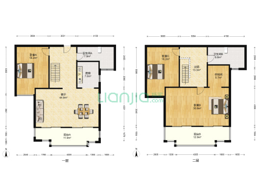 上海公馆 3室1厅2卫 188平方