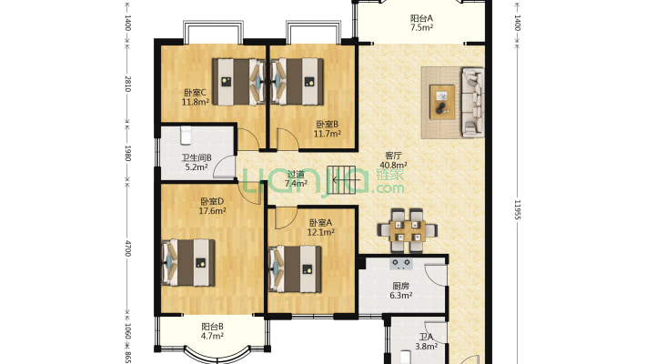 爱地林苑二手房实景图