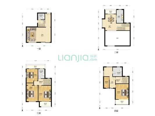 保利名苑(别墅) 4室2厅3卫 244平方