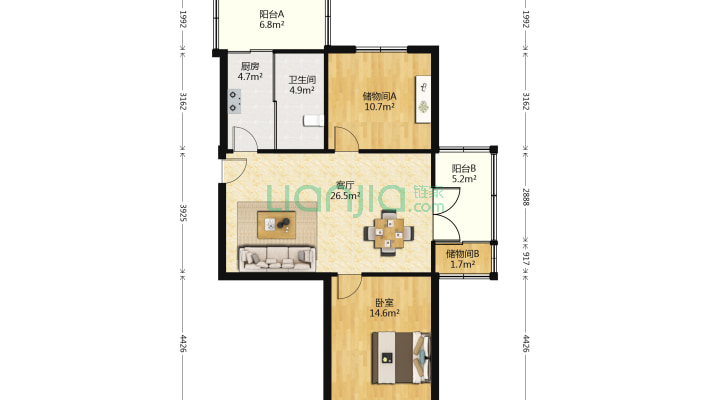 河沿社区二手房实景图