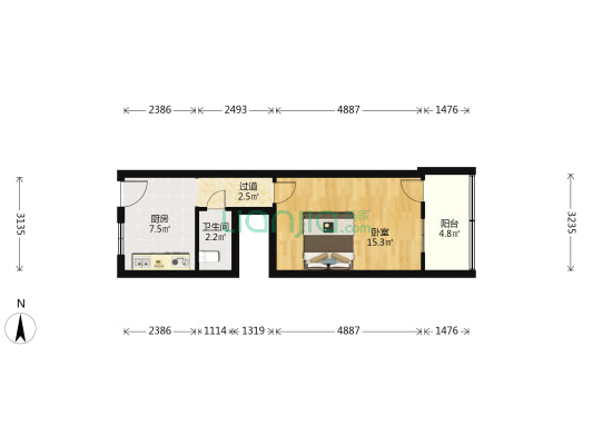 陈家巷 1室0厅1卫 40平方