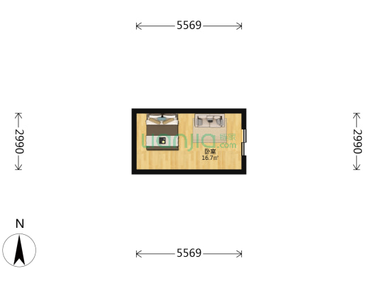 石头胡同 1室0厅0卫 17平方